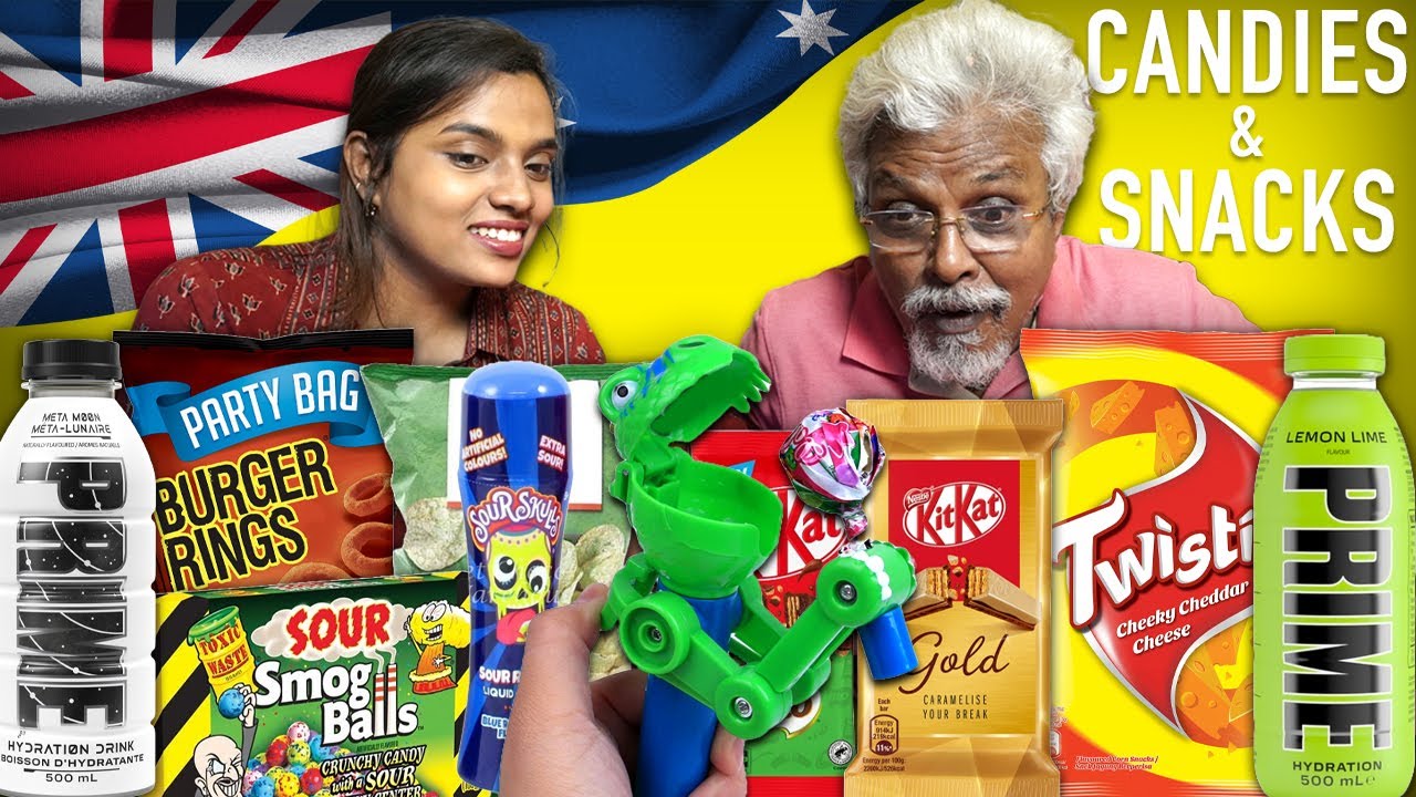 Tasting Unique & Weird Candies & Snacks from Australia 🍬🍫😝