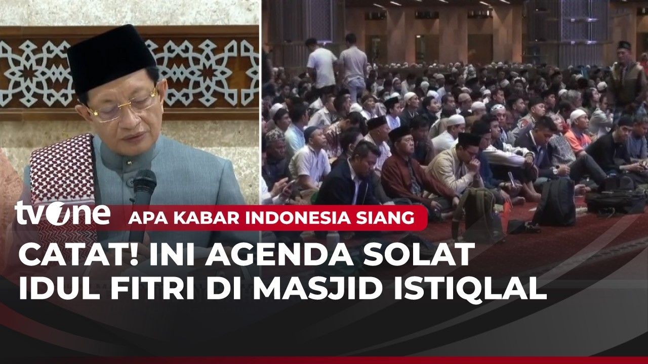 Menag Sampaikan Agenda Solat Idul Fitri di Masjid Istiqlal | AKIS