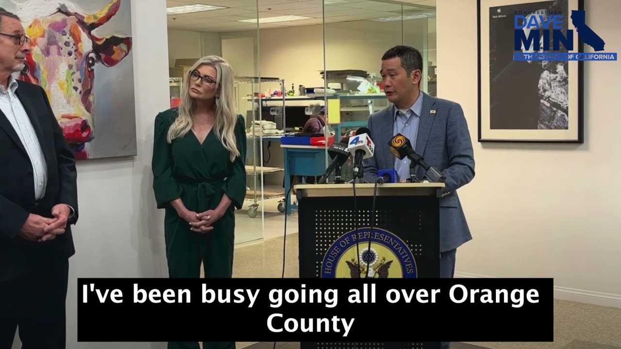 Representative Dave Min's First 100 Days In Congress