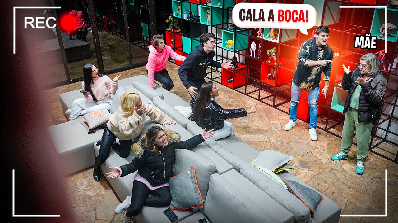 MANDEI MINHA MÃE “CALAR A BOCA” NA FRENTE DE TODOS DA CASA!! - TROLLANDO AMIGOS [ REZENDE EVIL ]