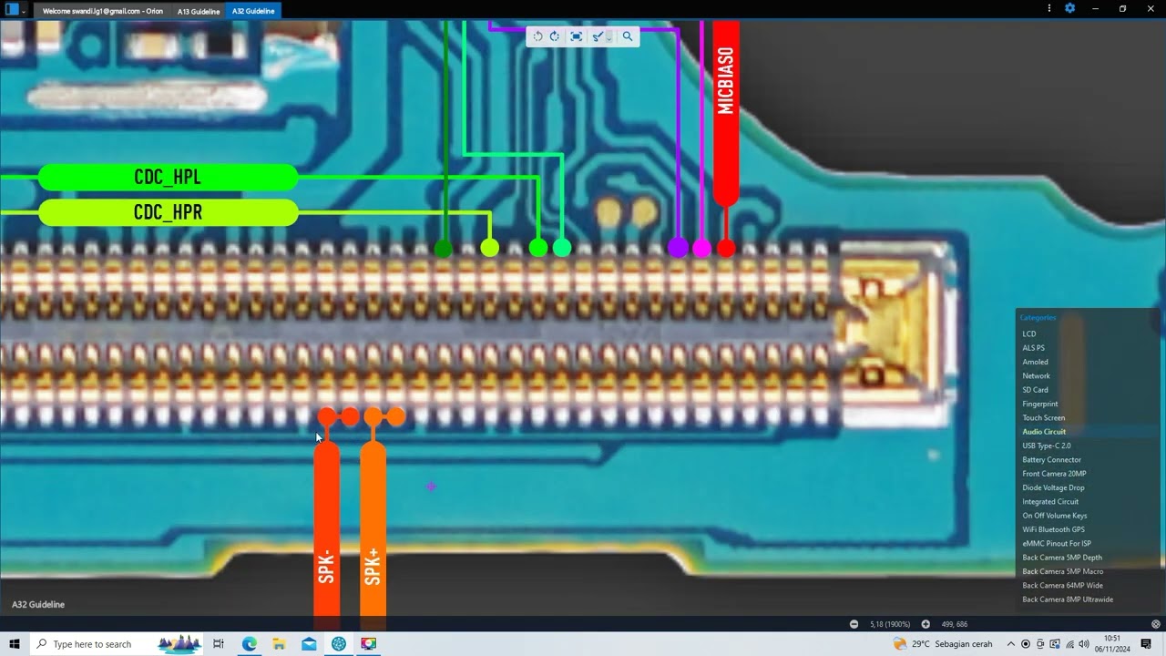 skema samsung SM A325
