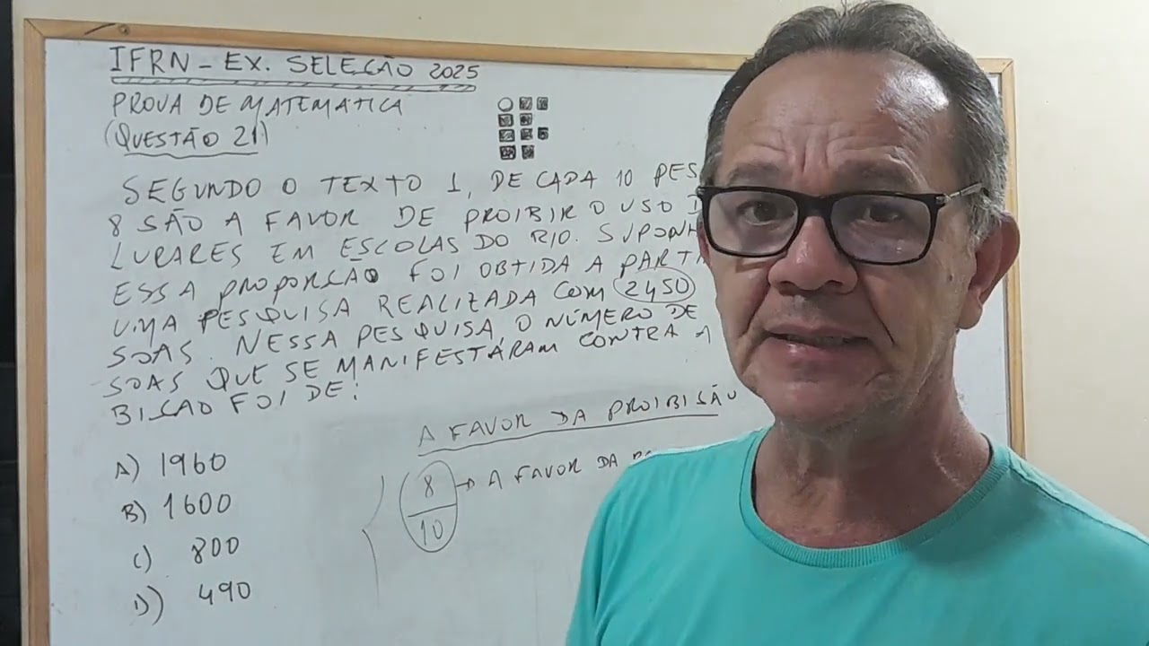 IFRN - Exame de Seleção - Matemática