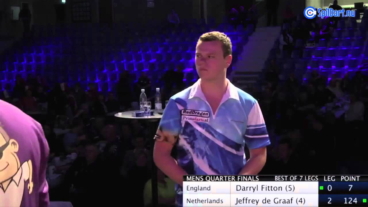 Denmark Open - Mens Quarter Finals - Darryl Fitton vs Jeffrey de Graaf