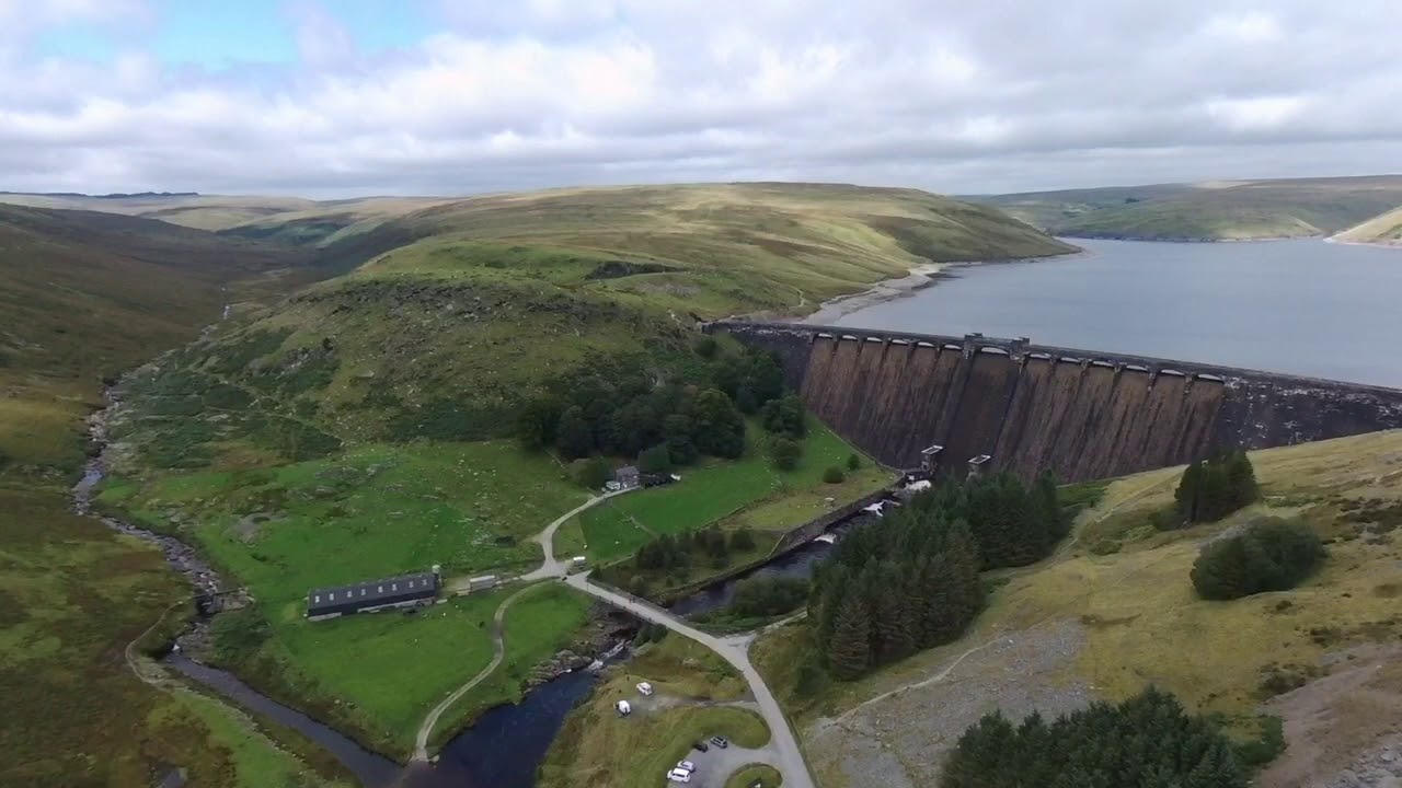 Claerwen Dam, Elan Valley, Wales