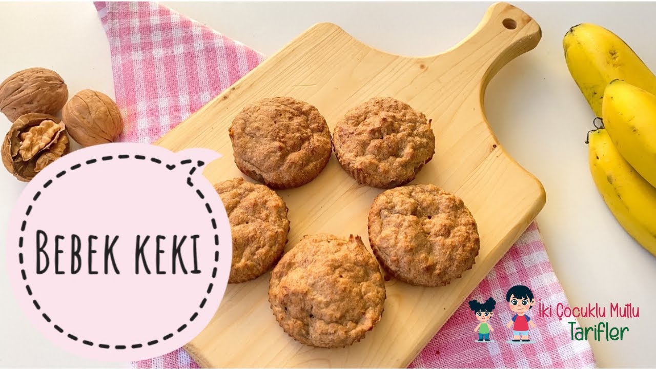 MUZLU BEBEK KEKİ\8 AY VE ÜZERİ BEBEKLER İÇİN BEBEK KEKİ