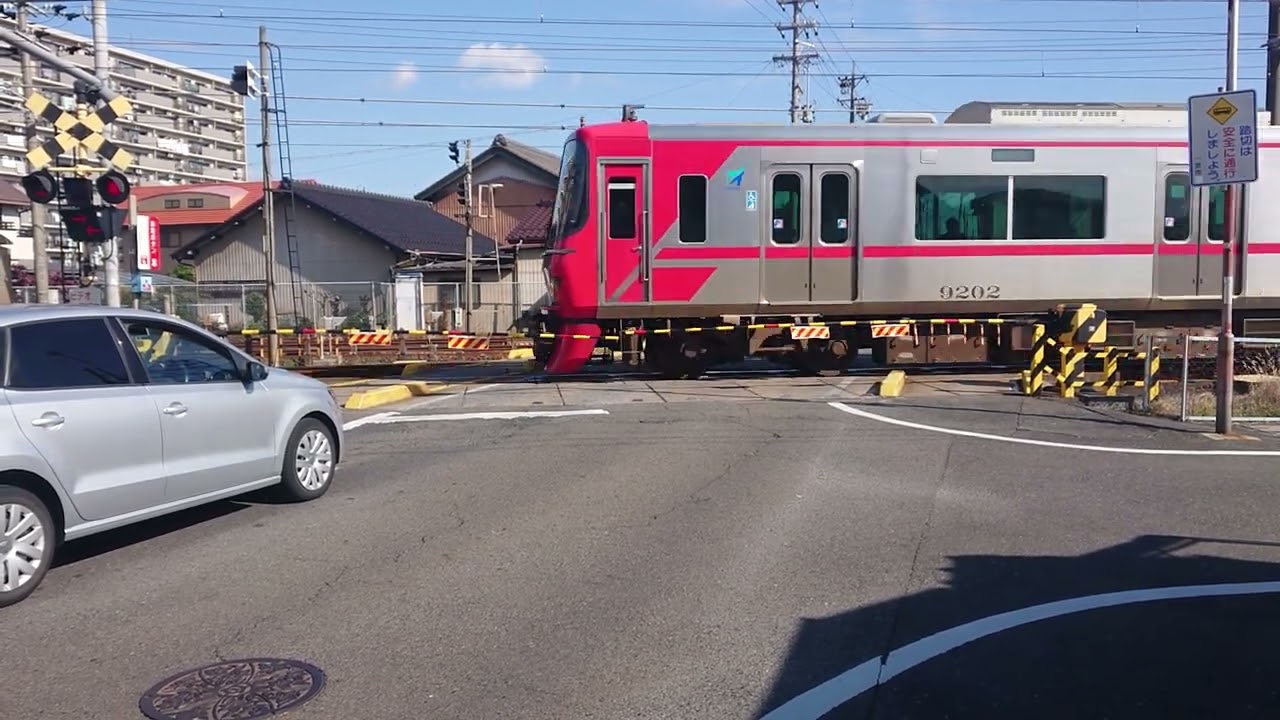 石刀駅の隣の踏切