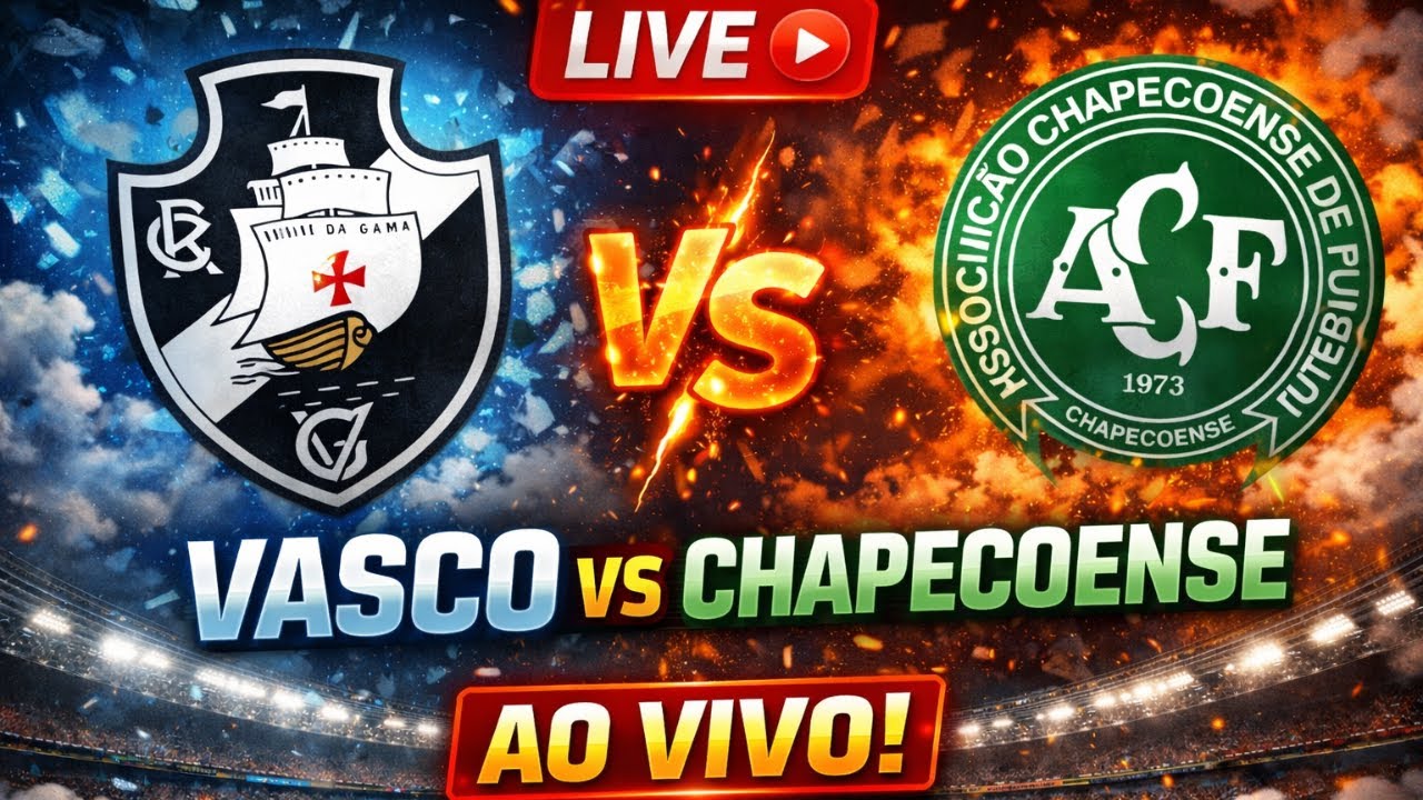 🔴 AO VIVO | Vasco x Chapecoense | Jogaço ⚽🔥