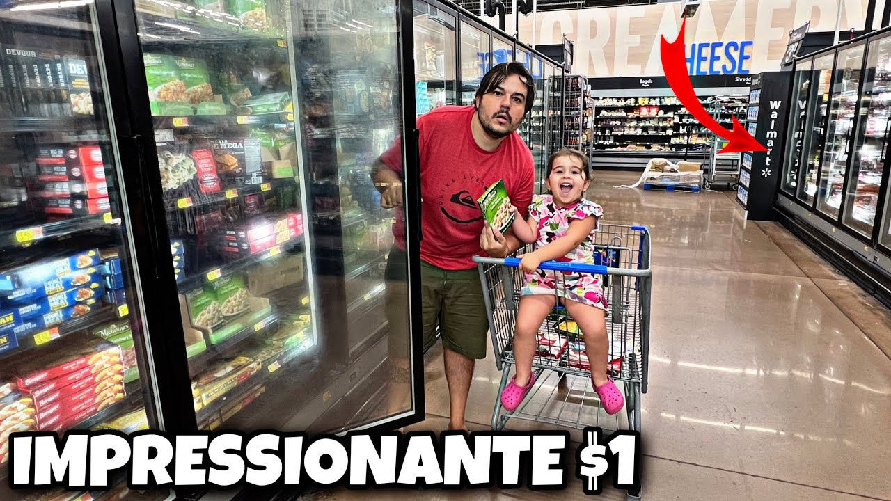 COMIDA CONGELADA DE $1 DÓLAR NOS EUA(COMPRAMOS E PROVAMOS TODAs)