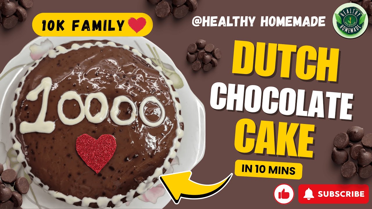 Dutch Chocolate Cake Recipe | Super Moist, Creamy & Easy | Celebration Special Homemade Cake