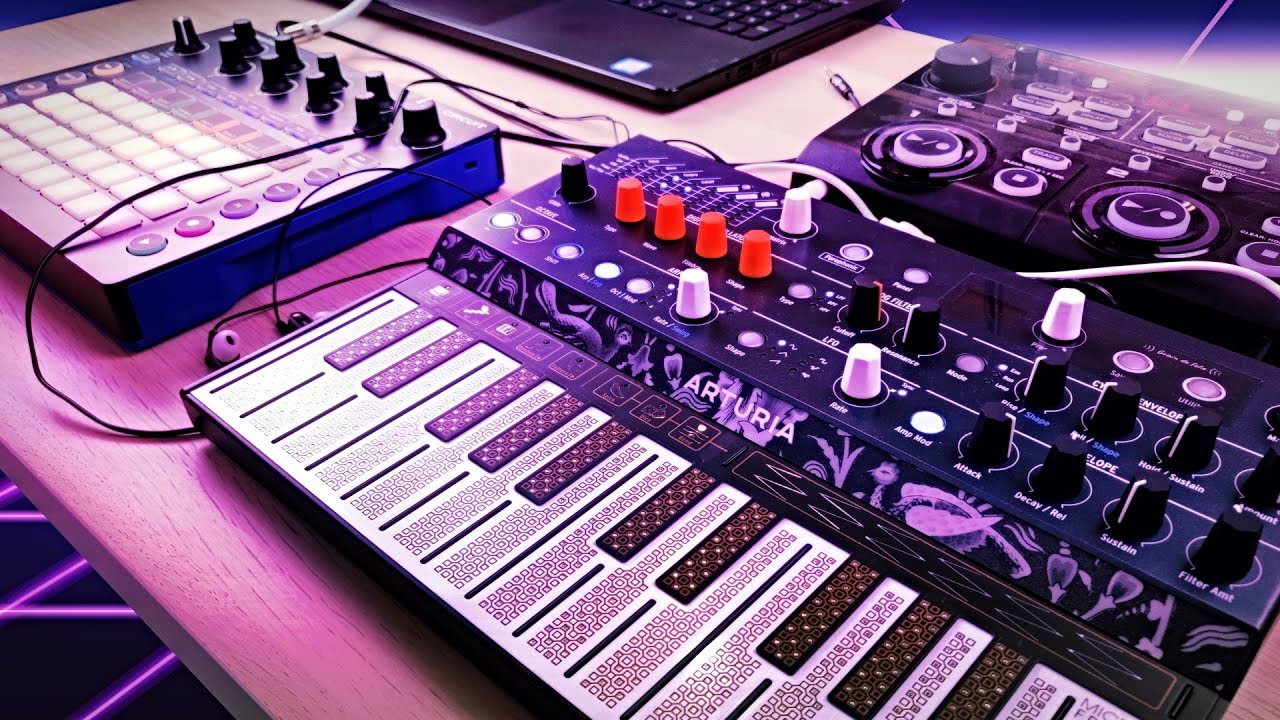 Synthwave Looping Jam (Arturia MicroFreak, RC-202, Circuit)