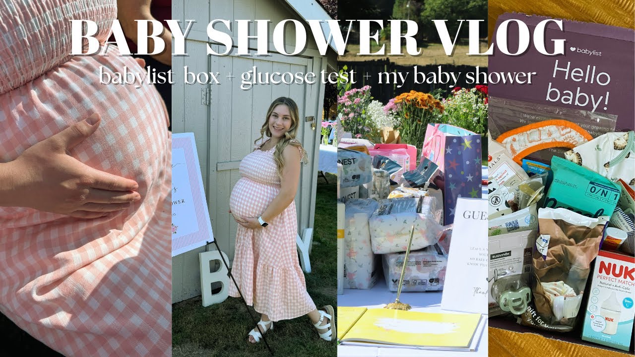 Видеоблог о рождении ребенка | Babylist Box + тест на уровень глюкозы + мой детский праздник