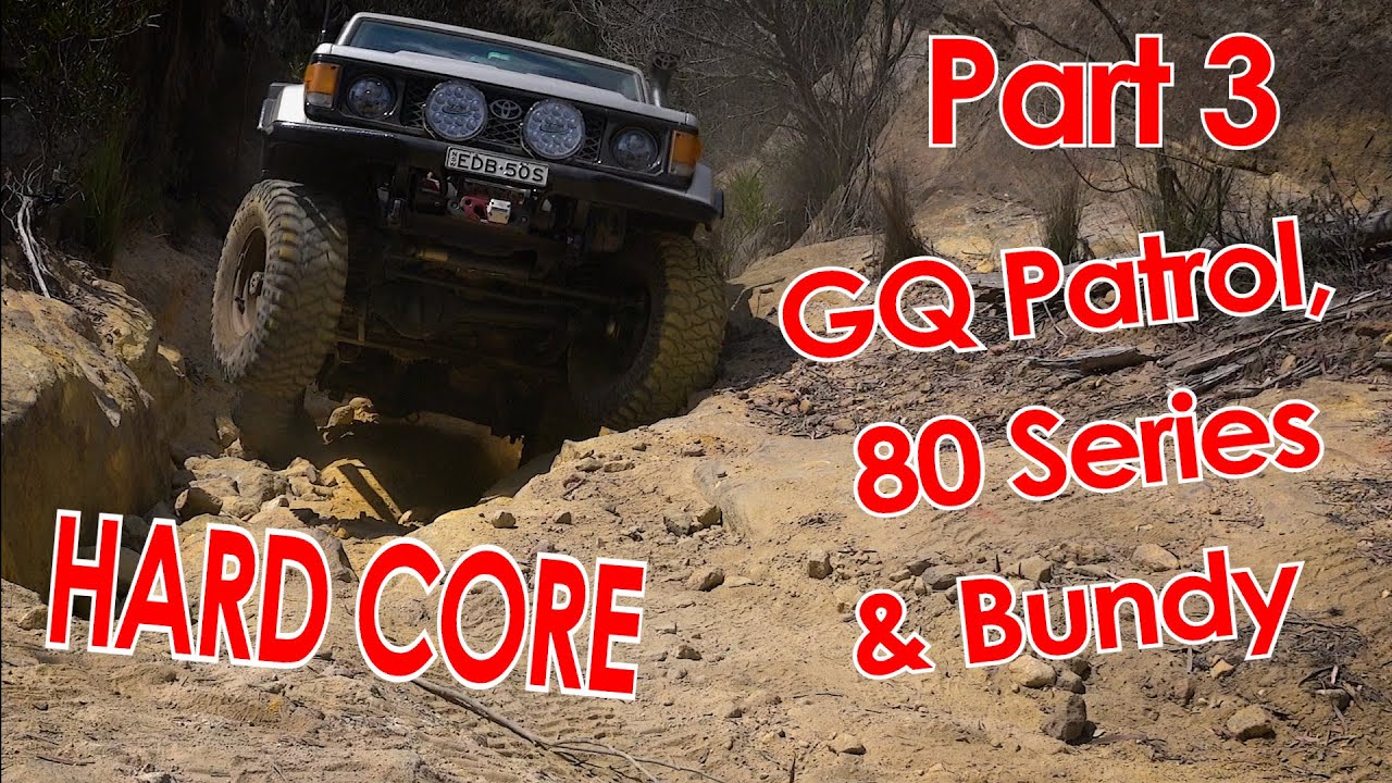 EXTREME 4X4 TRACK - (Part 3) GQ Patrol, 80 Series & Toyota Bundera wheeling an EPIC 4x4 track.
