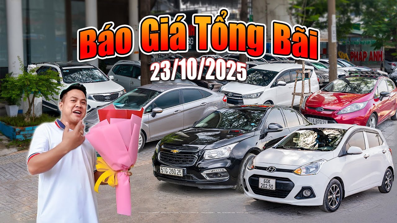 BÁO GIÁ TỔNG BÃI 23/10: Cập bến City, Morning và nhiều Innova tha hồ lựa chọn! | Auto Car Pháp Anh