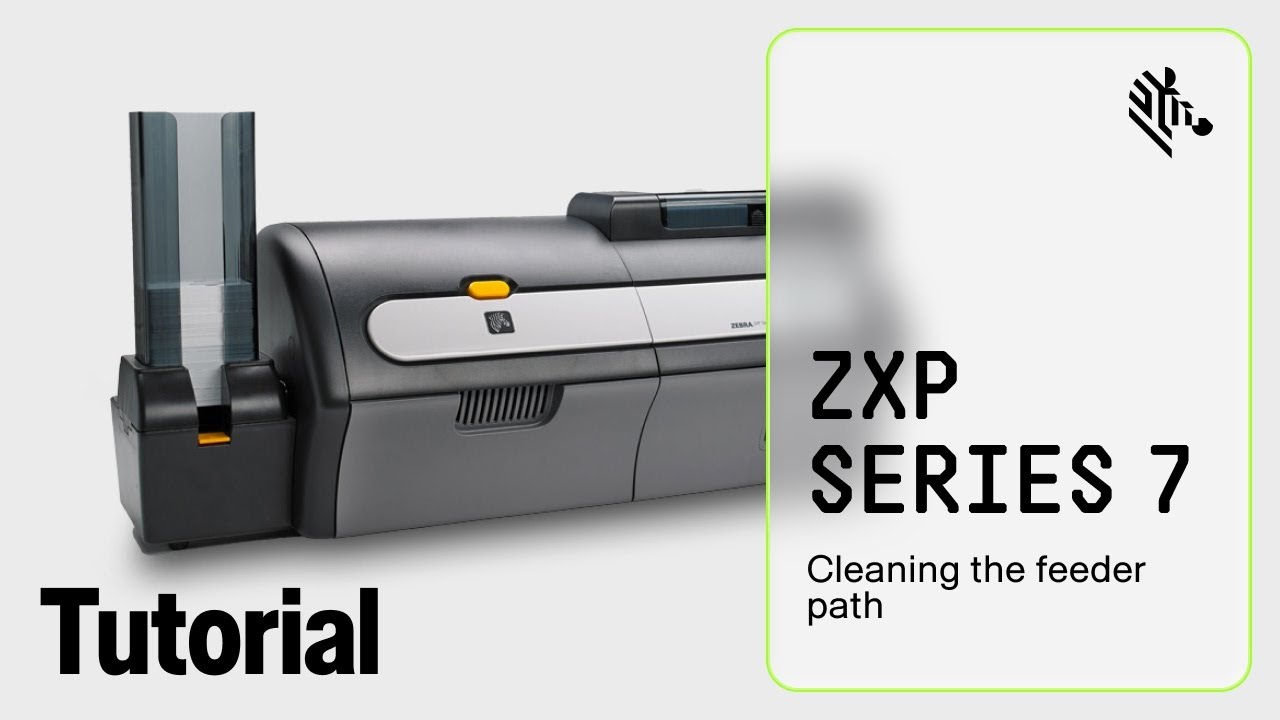 Инструкция по очистке тракта подачи для Zebra ZXP Series 7