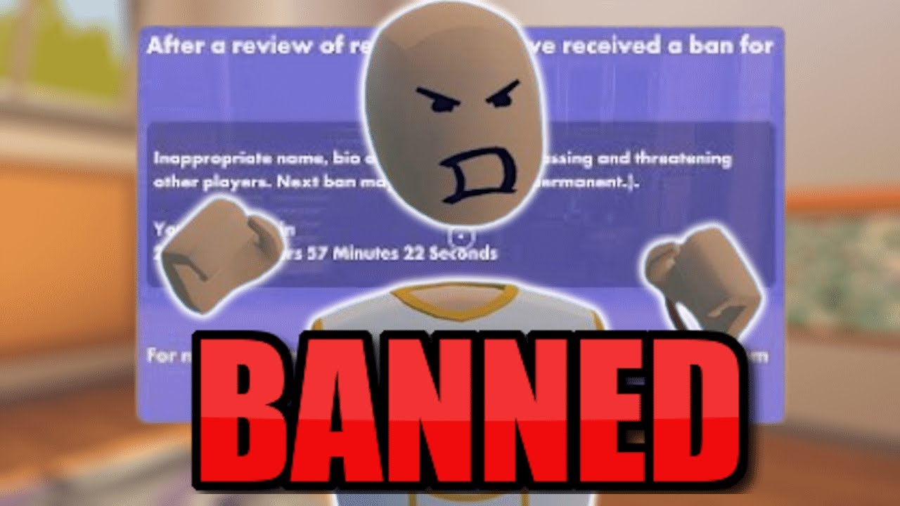 Things you Should NOT Do when Banned From Rec Room