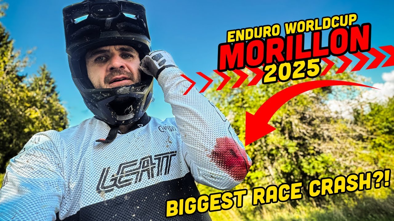 MŮJ NEJVĚTŠÍ ZÁVODNÍ ENDURO CRASH!? | UCI EDR Worldcup Morillon 2025