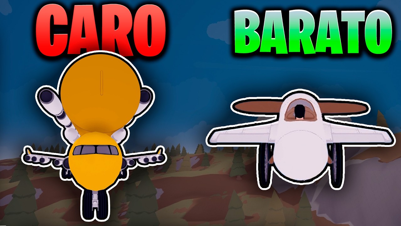 HICE el AVION MAS BARATO vs el AVION MAS CARO
