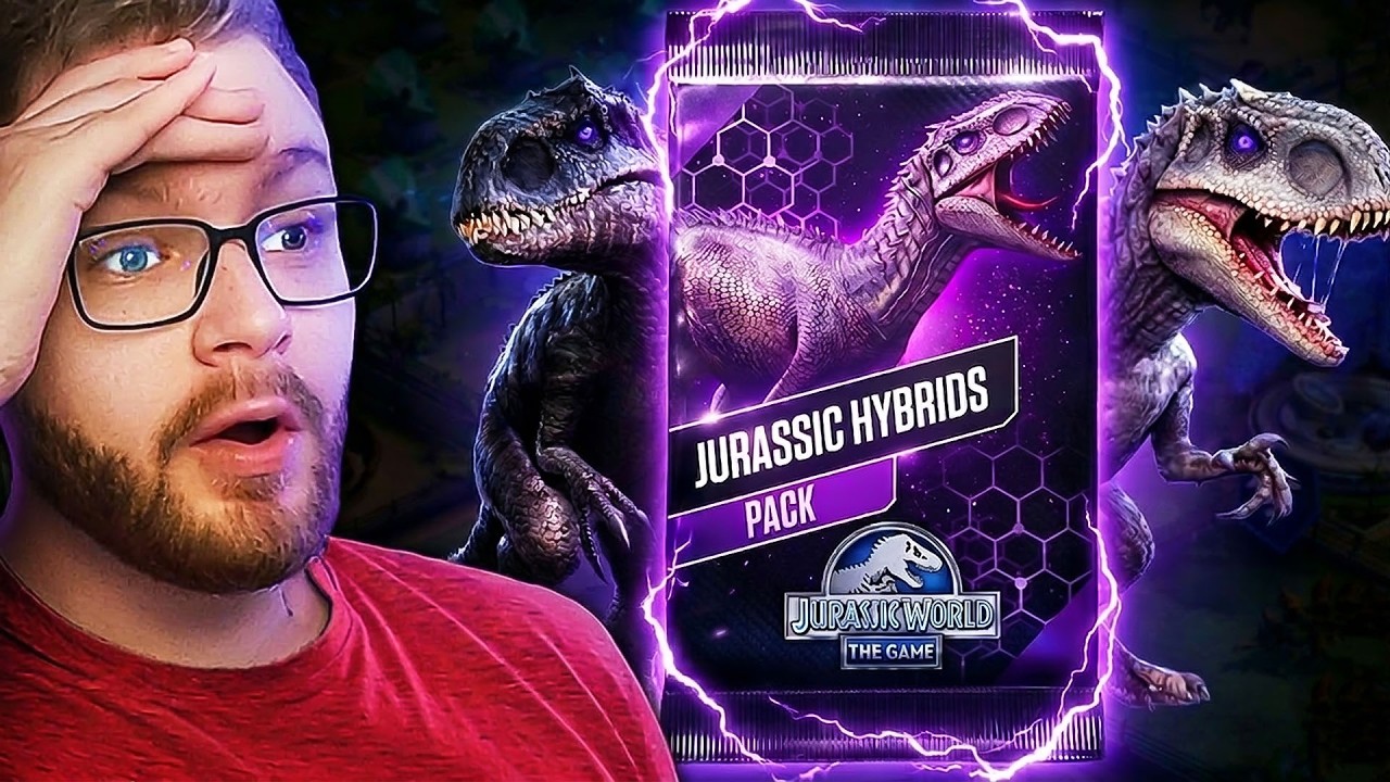 Kupiłem PACZKĘ z HYBRYDAMI DINOZAURÓW... - Jurassic World The Game