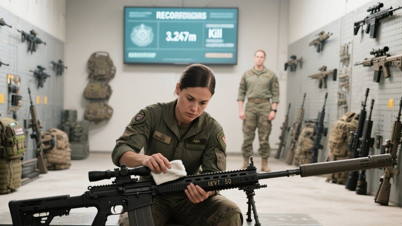 Она спокойно почистила Barrett .50 — «Морской котик» замер, увидев ее имя в списке целей на диста...