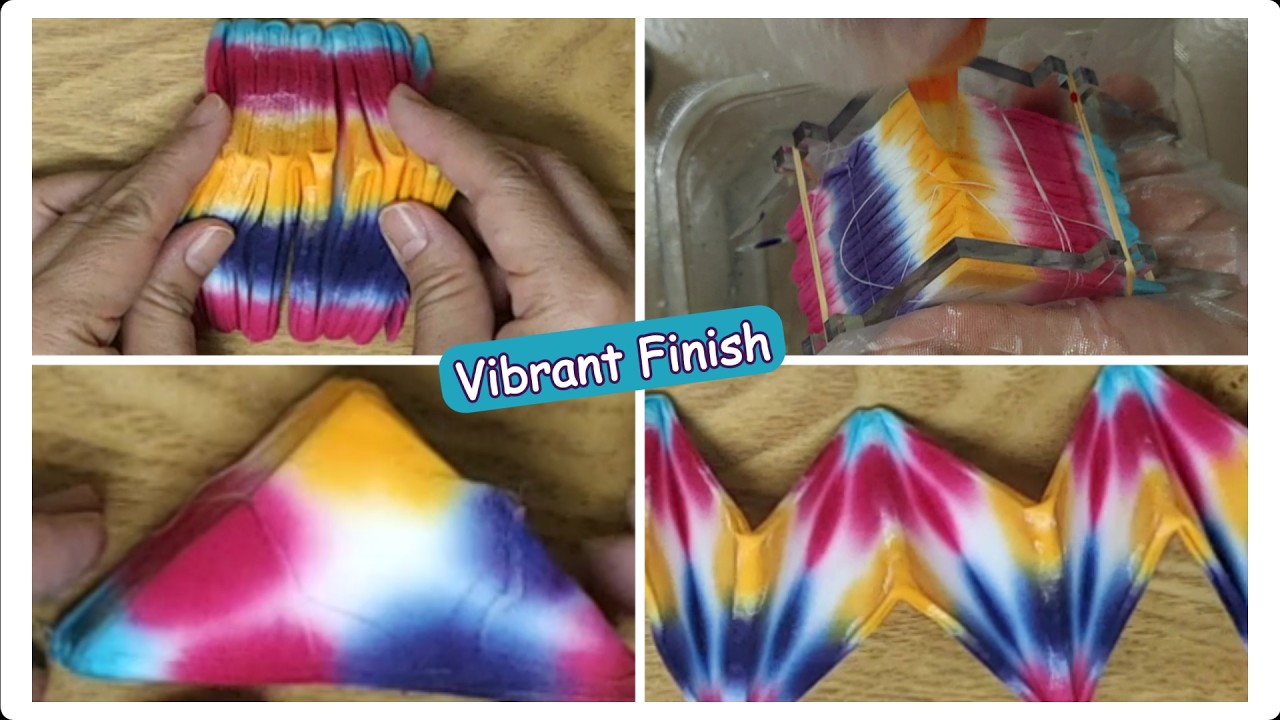 Colorful Itajime Shibori | Tie-Dye Kit Tutorial