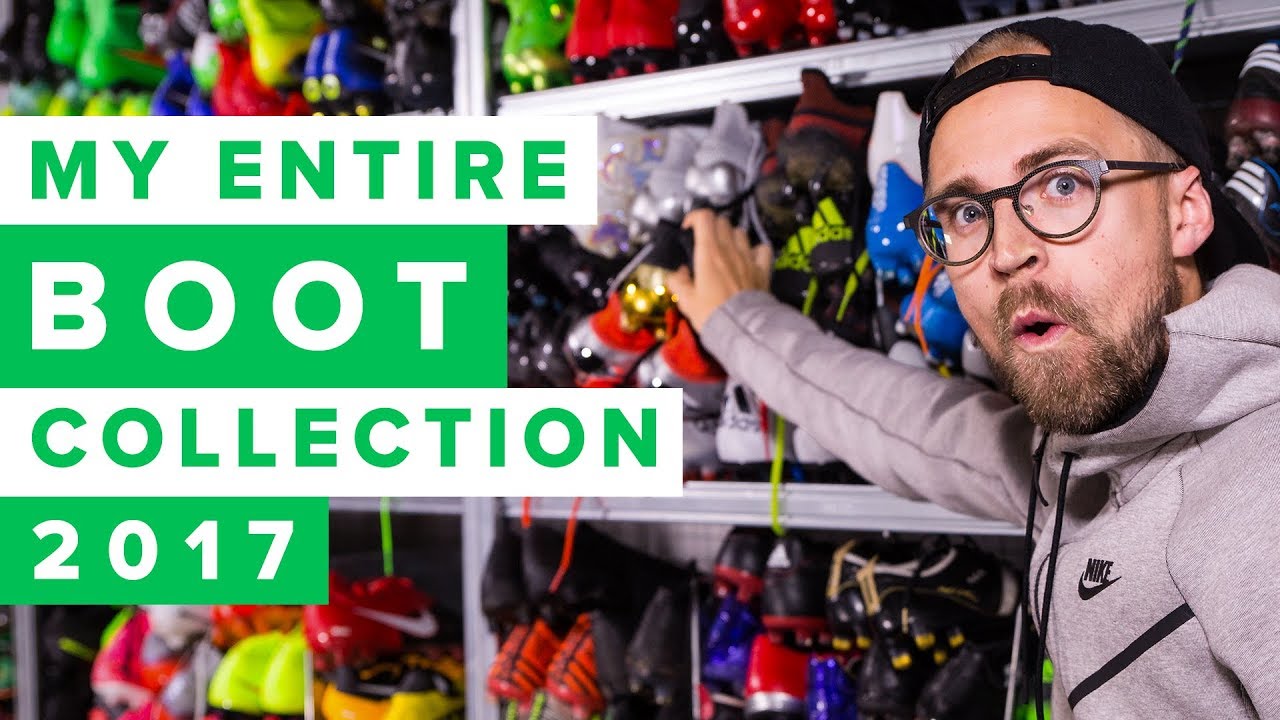 My football boot collection 2017 explained | the ultimate boot nerd video