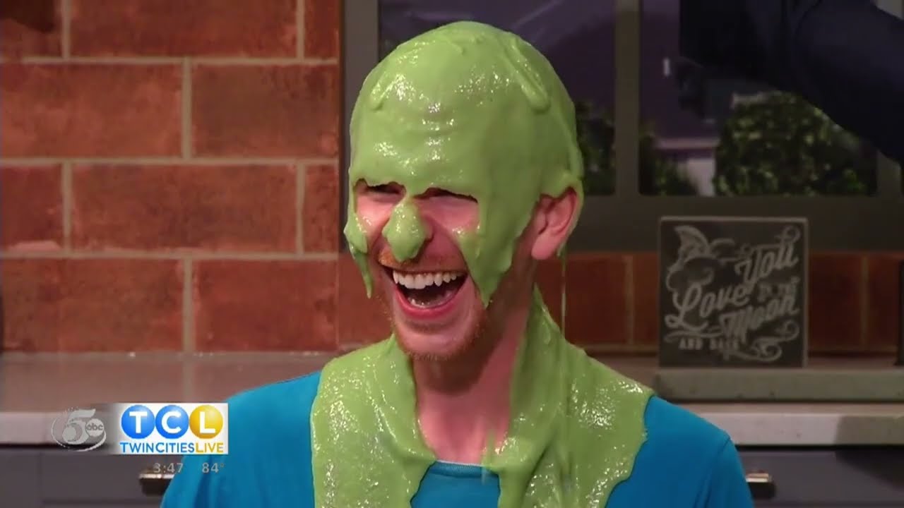 Intern Connor Gunged on Twin Cities Live