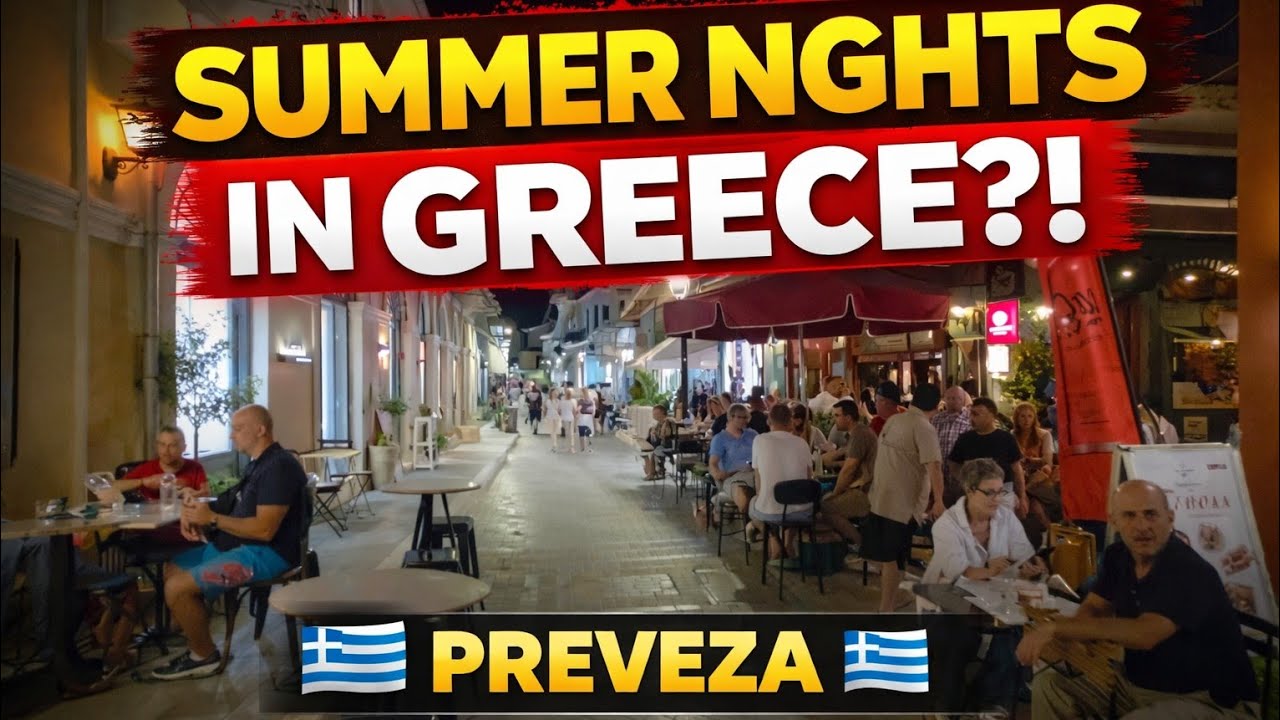 🎬 Preveza, Greece 🇬🇷 | Summer Nights by the Sea ✨
