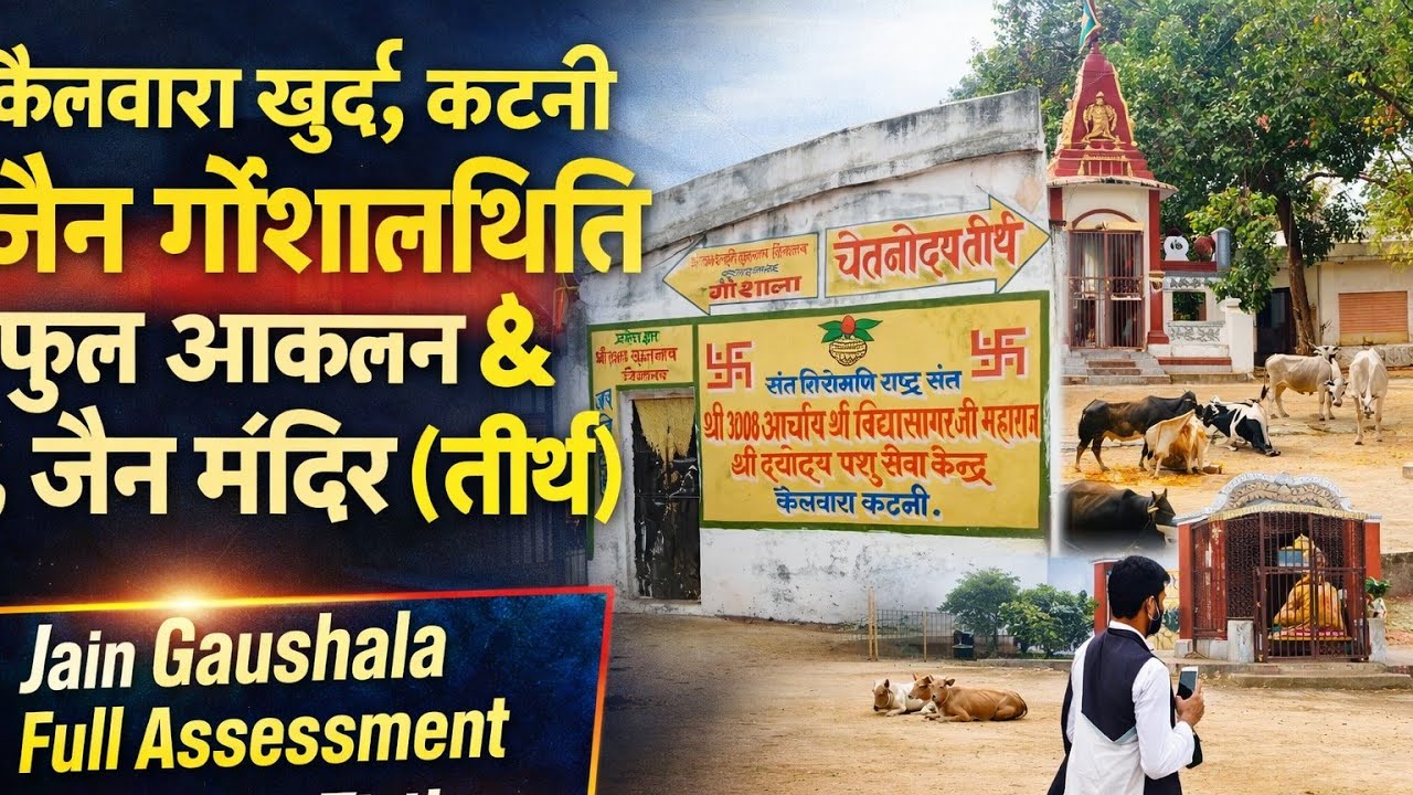 केलवारा गौशाला जैन मंदिर कटनी full information of this videos