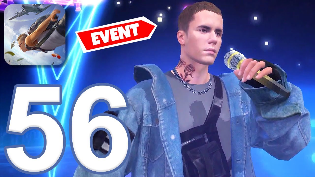 Free Fire: Battlegrounds - Gameplay Walkthrough Part 56 - Justin Bieber Concert Event (iOS, Android)