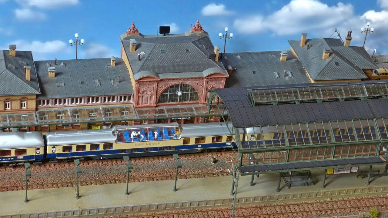 Bonn Hbf in H0 1/87 Teil 6: Gebäudealterung und Beleuchtung (Steuerung mit ESU Loksound 5 Fx)
