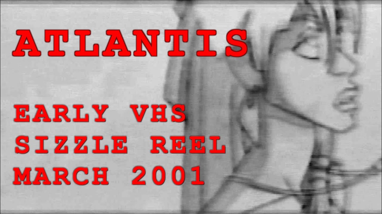 RARE VHS Atlantis: The Lost Empire Early Sizzle Reel Trailers