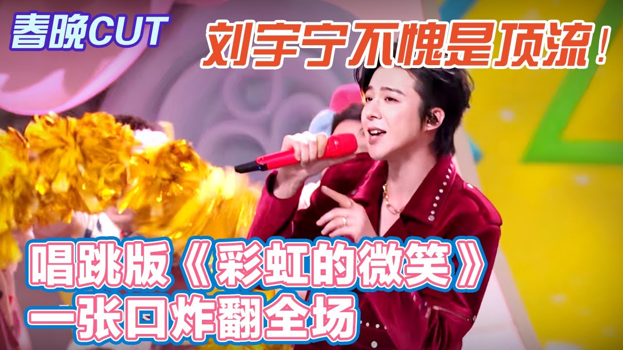 【4k高清】刘宇宁不愧是顶流之光！唱跳版《彩虹的微笑》一张口惊艳全场，忍不住想再听一遍！#综艺 #热门综艺#春晚#2026 #新春#唱歌#彩虹的微笑