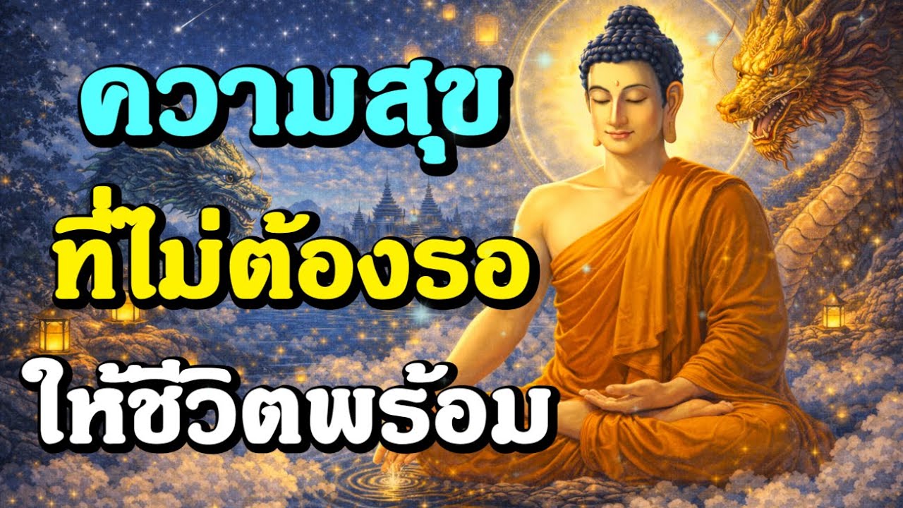 ความสุขที่ไม่ต้องรอให้ชีวิตพร้อม – ธรรมะสำหรับคนธรรมดา | พักใจยามบั้นปลาย | Ep.18