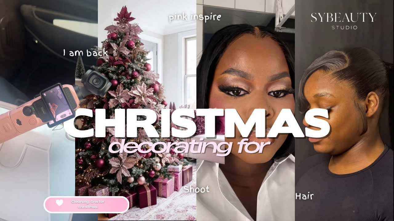 VLOGMAS : comeback, coiffure, shoot SYBEAUTY & on commence enfin le sapin🎄