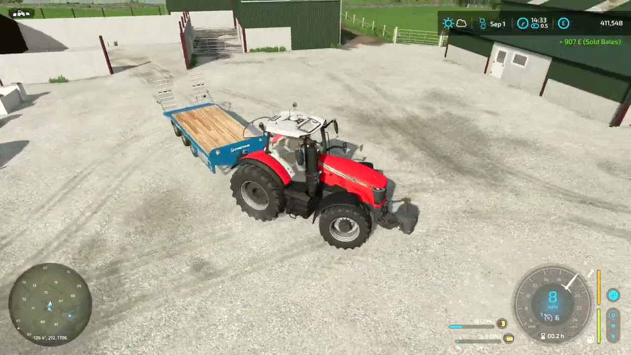 FS22 - FAIRHEAD #75 | BIG MF 8700 SERIES DELIVERS HAY