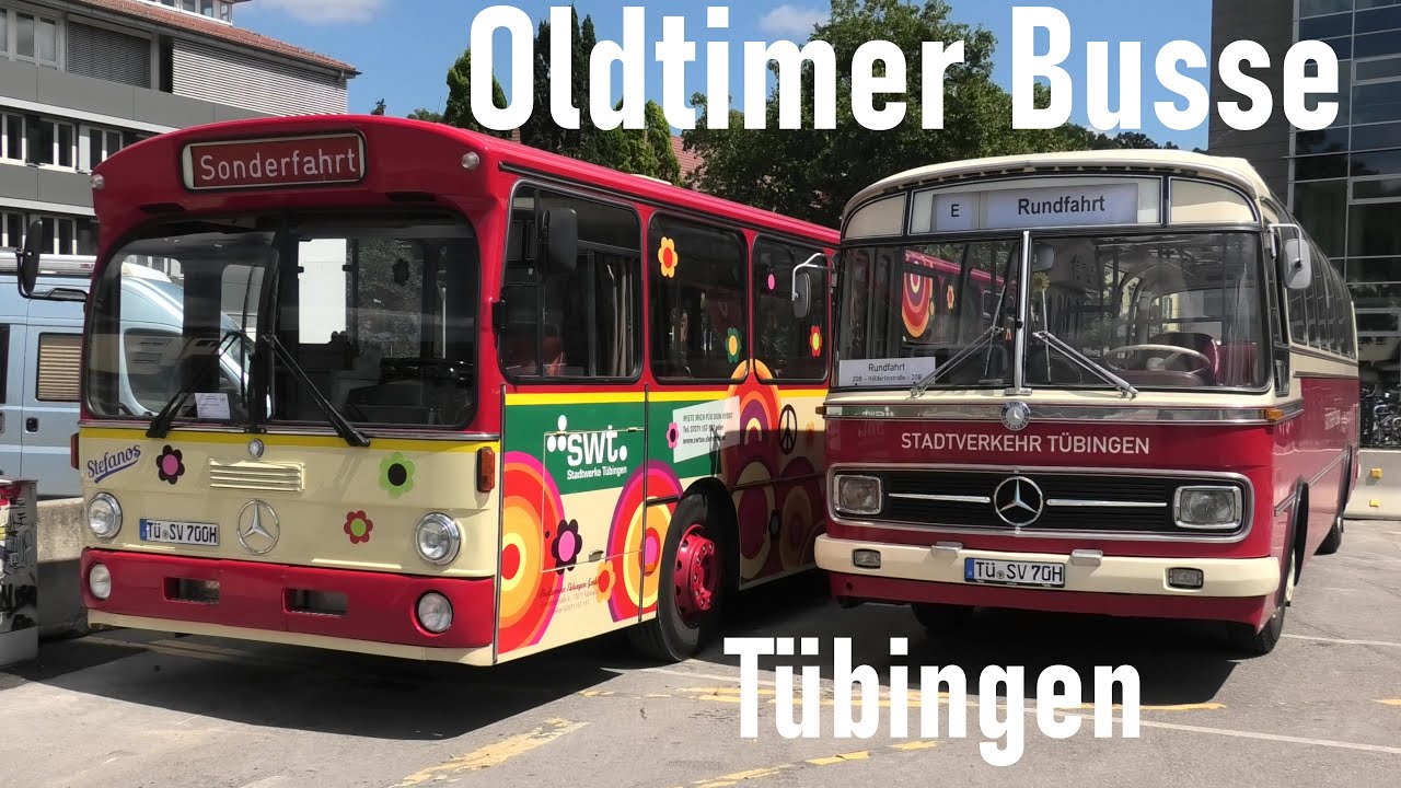 Tübingen Classic Oldtimerfestival historische BUSSE * O302 Tübingen * O305 * Reisebusse & SSB Busse