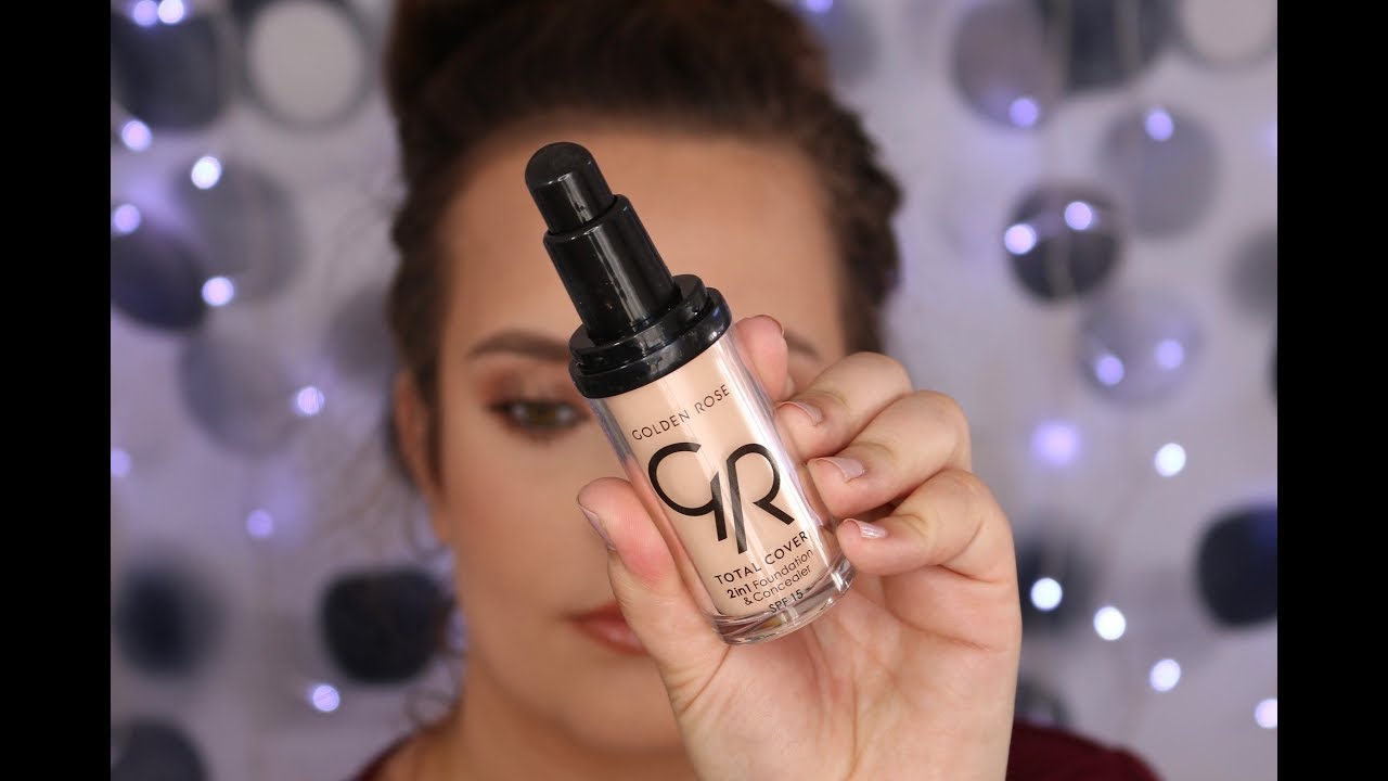 Golden Rose Total Cover 2 w 1 podkład i korektor -  lepszy od Kat Von D lock it tattoo foundation?