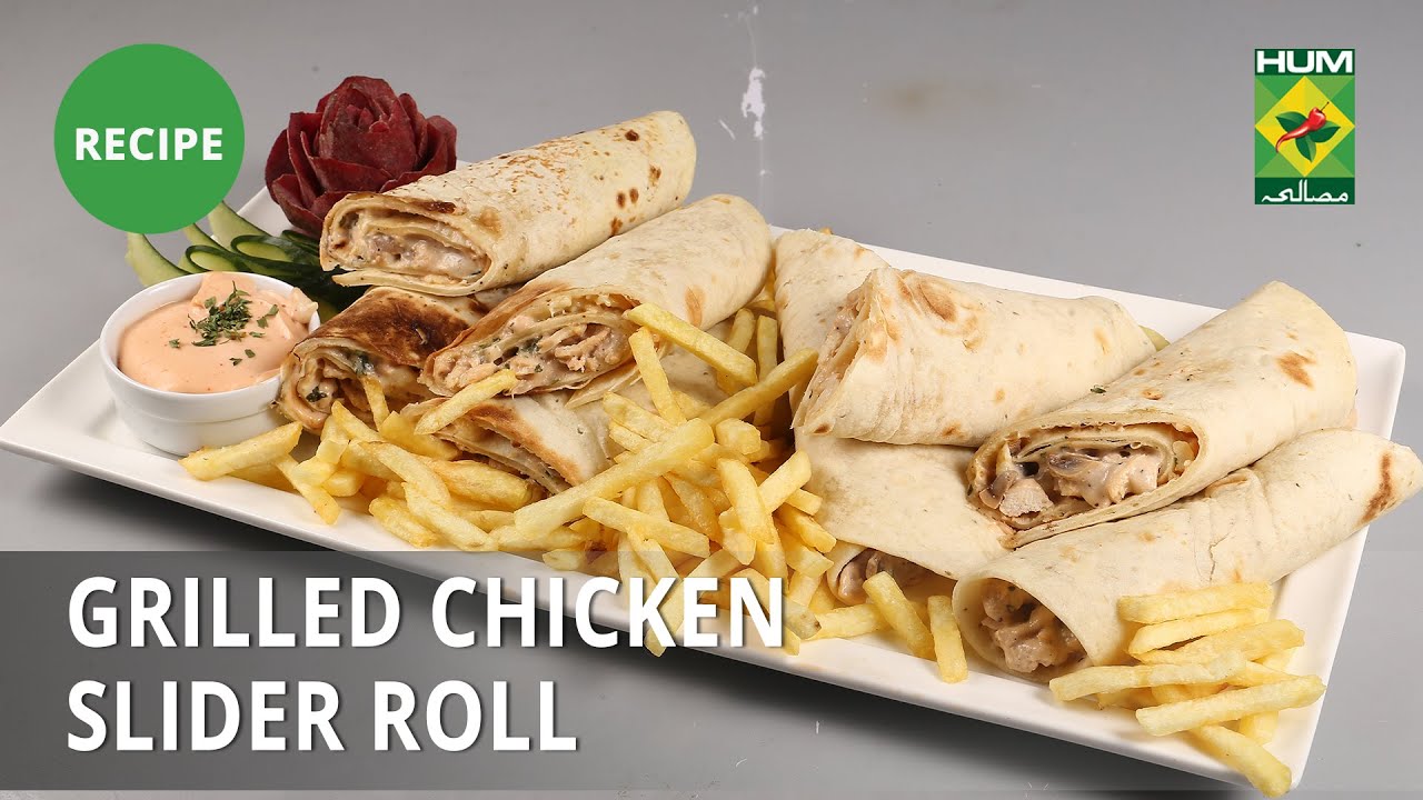 Grilled Chicken Slider Roll Recipe  | Masala Mornings | Shireen Anwar | Fast Food