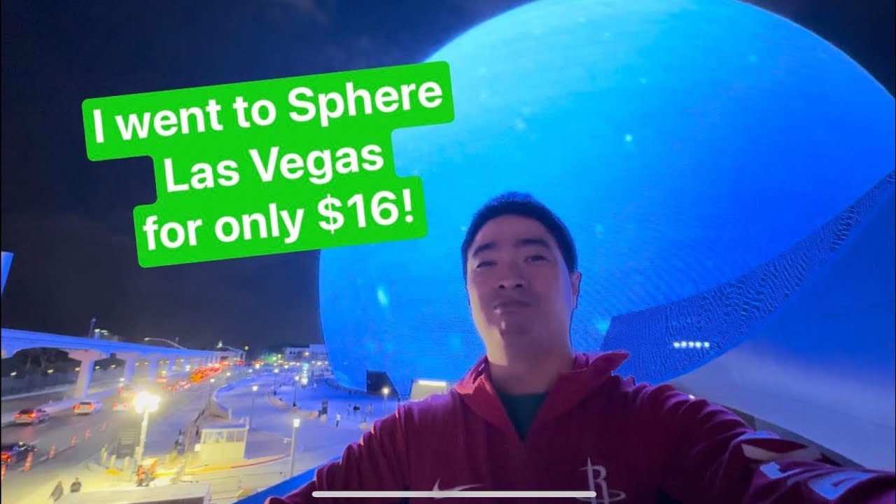 I paid only $16! Super Amazing Sphere Experience in Vegas!