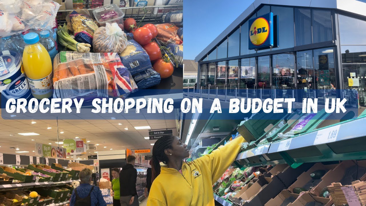 LIVING IN UK 🇬🇧/budget grocery shopping in portsmouth/monthly stock up #ukliving