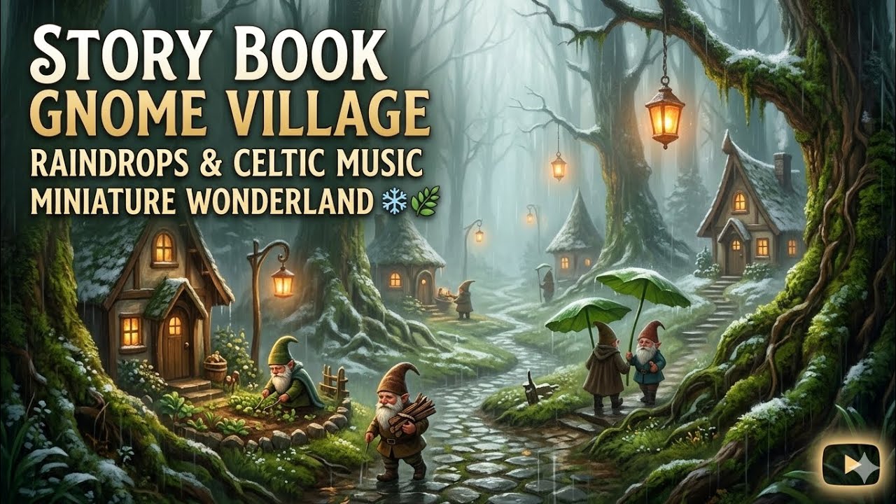 TINY GNOMES IN A MISTY WINTER FOREST MINIATURE FANTASY ADVENTURE 2026 ||