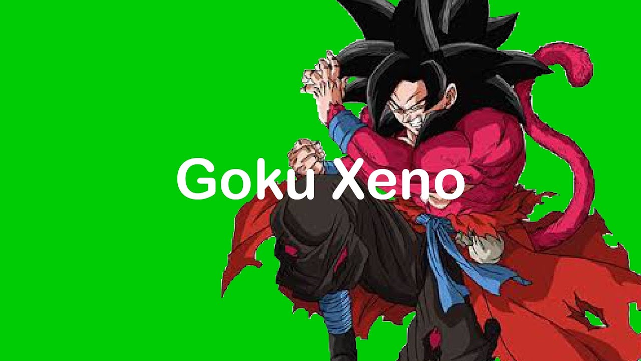 Goku Xeno Green Screen