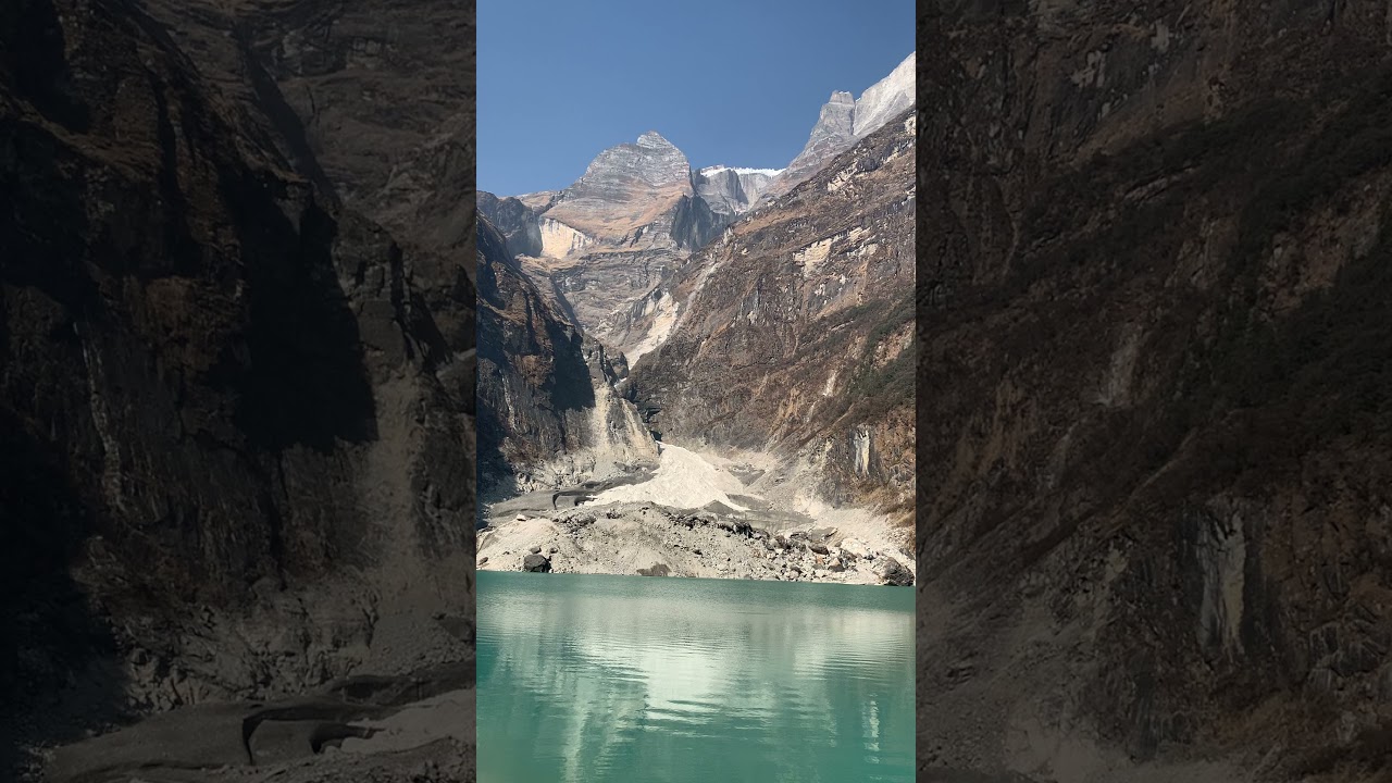 #shorts #glacierlake #kapuche #glacieratlowestaltitude #nepal