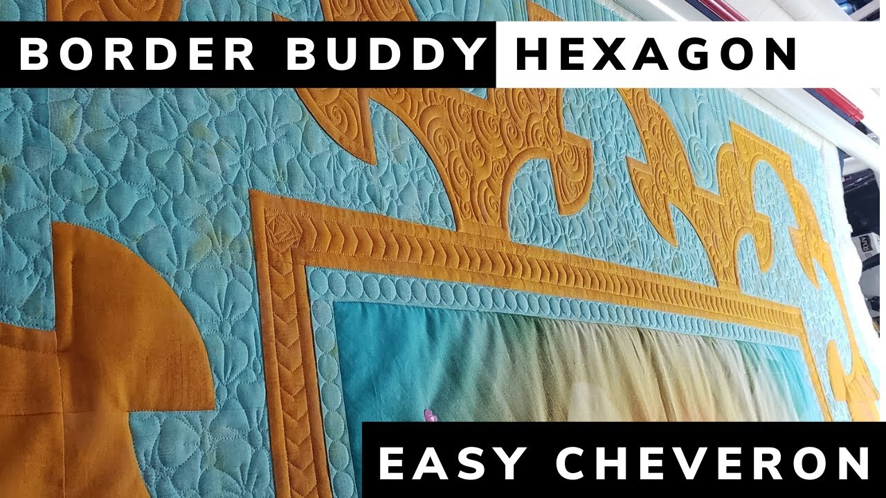 Border Buddy Hexagon Ruler Chevrons.