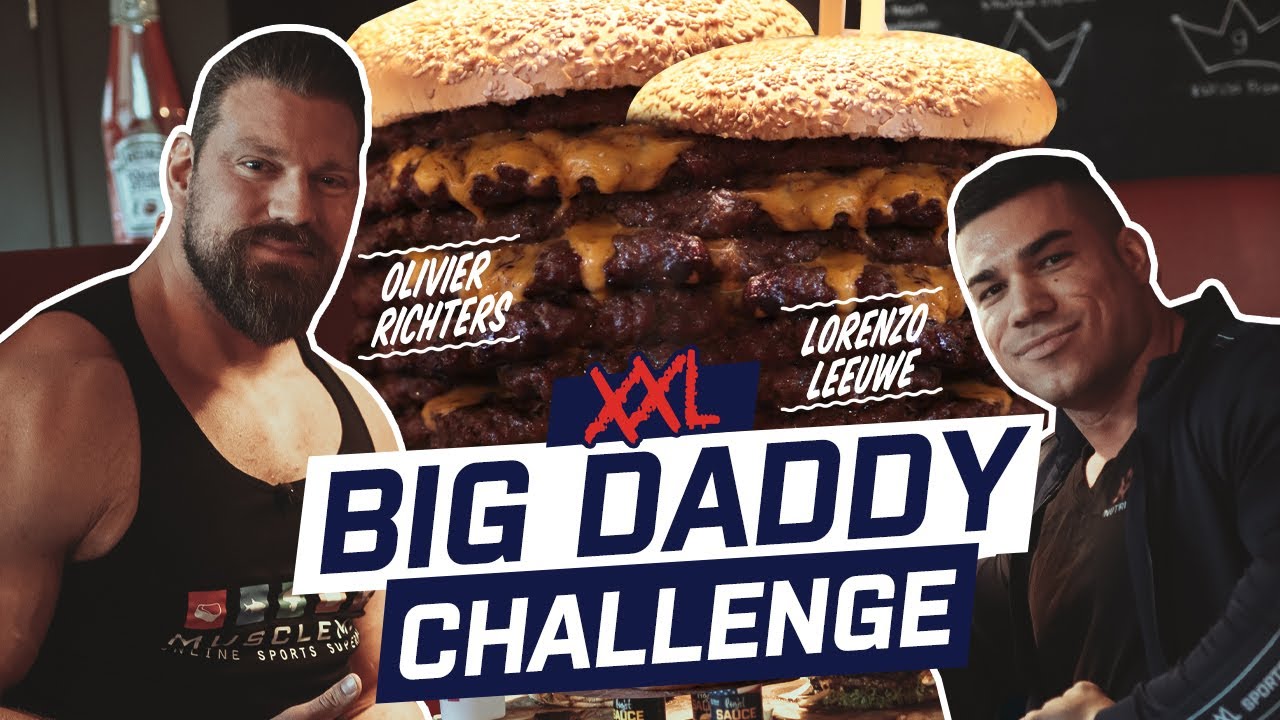 13,000 KCAL BIGGEST BURGER CHALLENGE | The Dutch Giant VS Pro Bodybuilder
