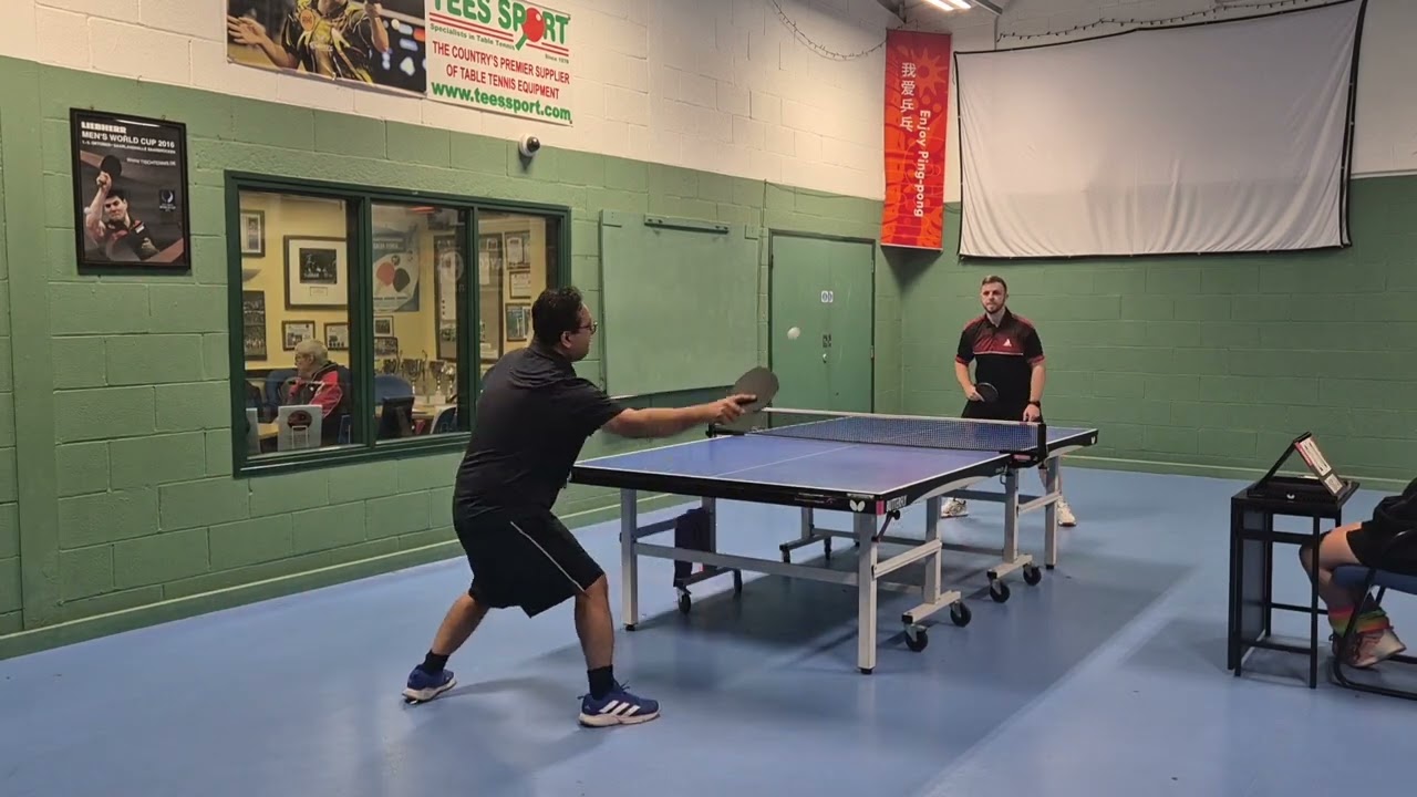 Playing Table Tennis Tournament in Nottingham 