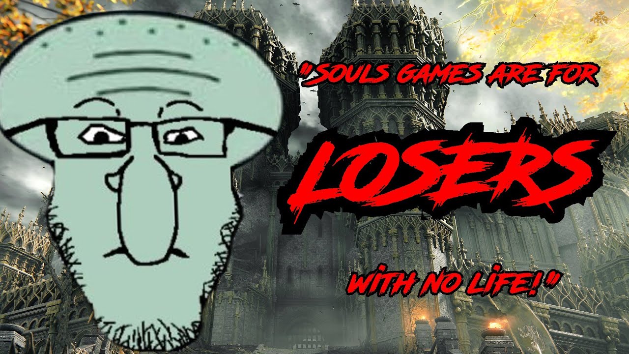 Salty TikTokers attack dark souls