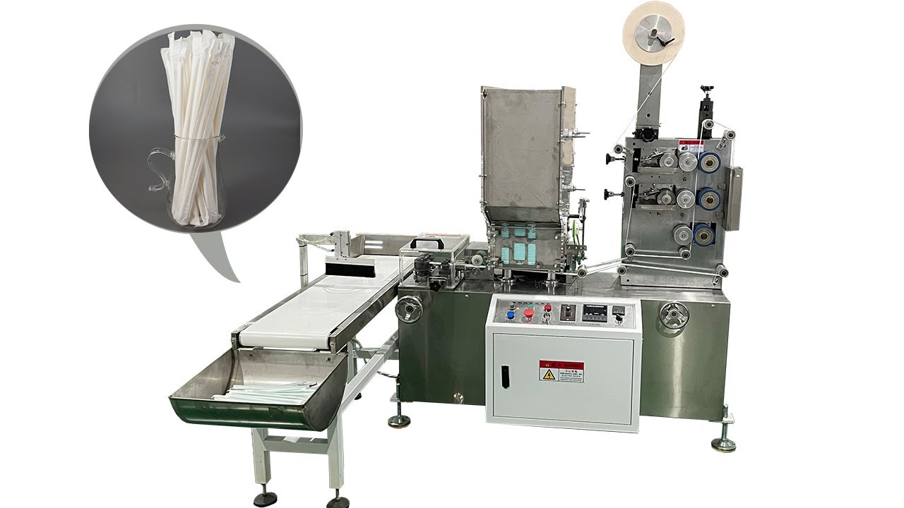 Single Straw Packing Machine Tek Pipetli Paketleme Makinası