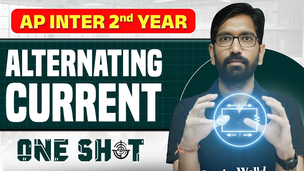 Alternating Current One Shot in Telugu | AP Inter 2nd Year | Physics | IPE & EAPCET