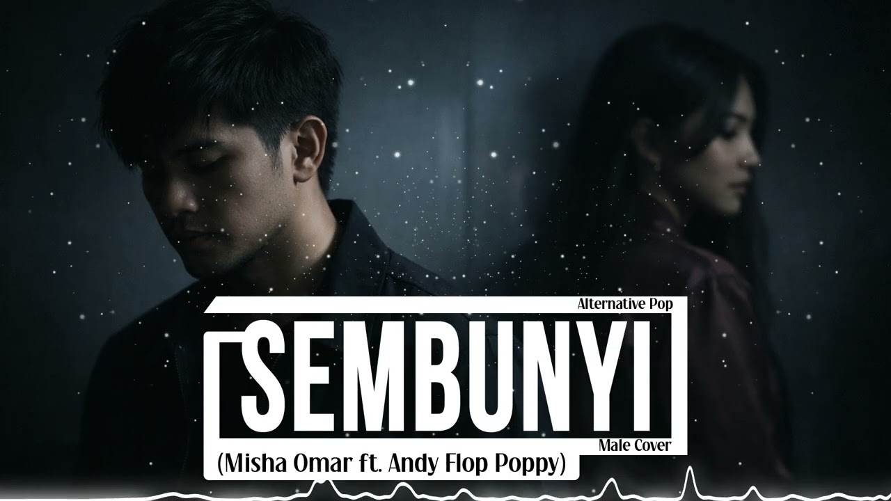 Sembunyi – Misha Omar ft. Andy Flop Poppy (Male Cover) | Alternative Pop
